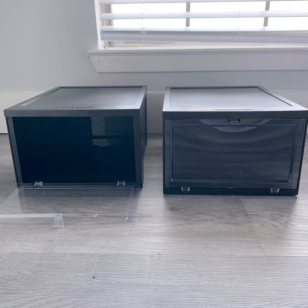 Brand new sneaker boxes from container store